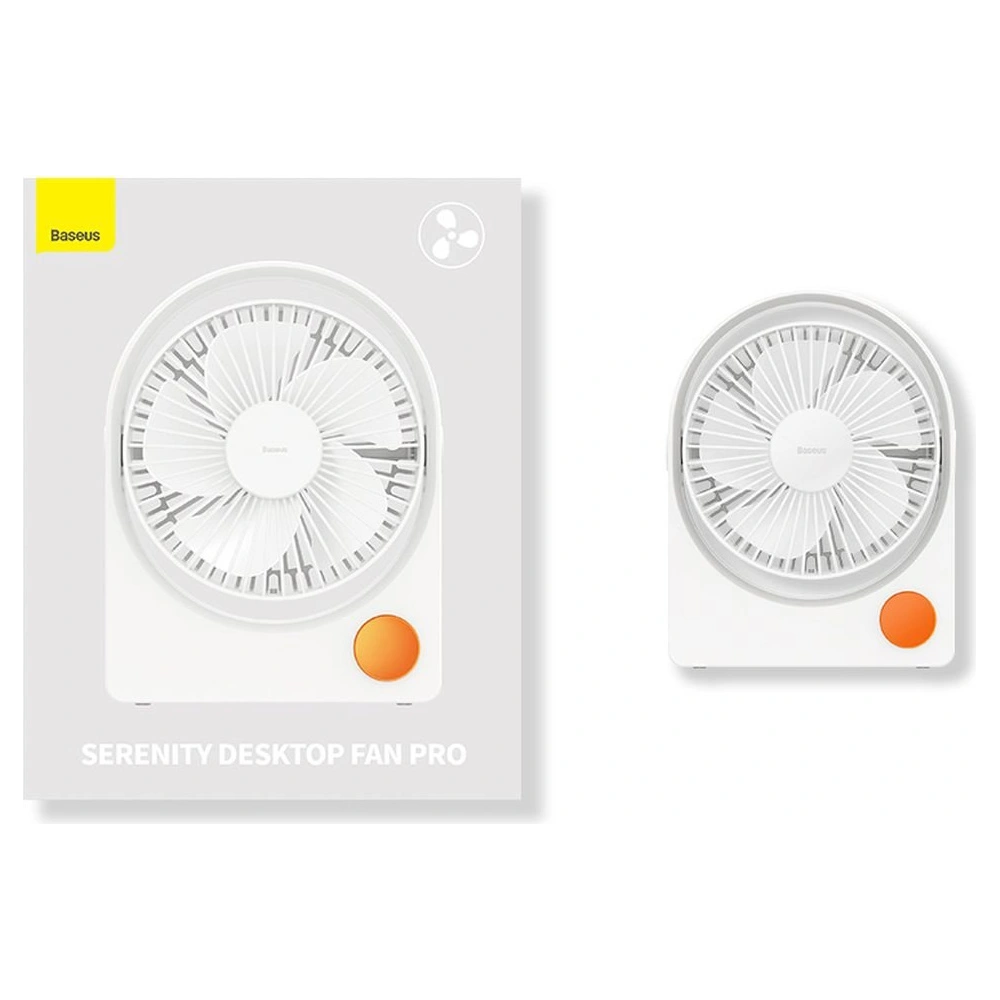 Wentylator biurkowy Baseus Serenity Fan Pro biały