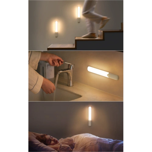 Buy Baseus Sunshine Series wardrobe light with PIR motion detector 1200 mAh white - BSU3337WHT - {ean13} - Home Screen Store Europe