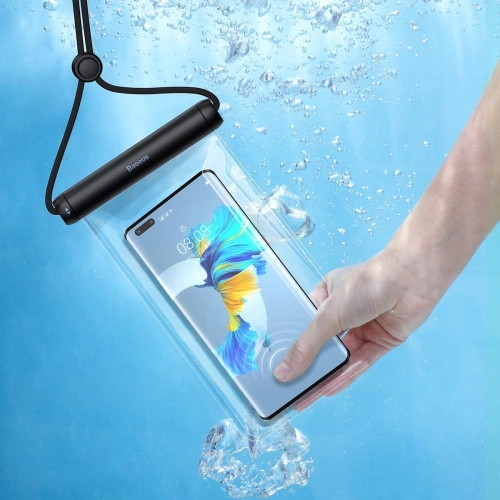 Kup Universelle wasserdichte Hülle Baseus Slide-cover schwarz - BSU3338BLK - {ean13} - Sklep Home Screen