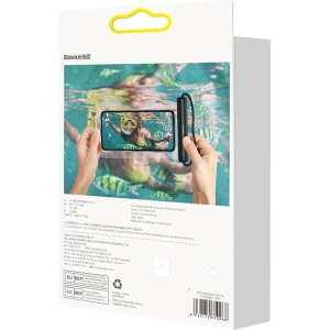 Kup Universelle wasserdichte Hülle Baseus Slide-cover schwarz - BSU3338BLK - {ean13} - Sklep Home Screen