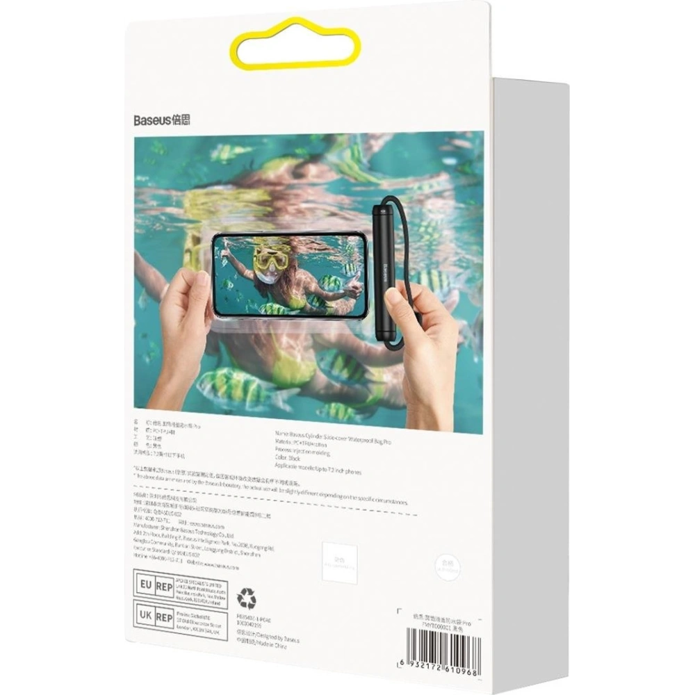 Uniwersalne wodoodporne etui Baseus Slide-cover czarny