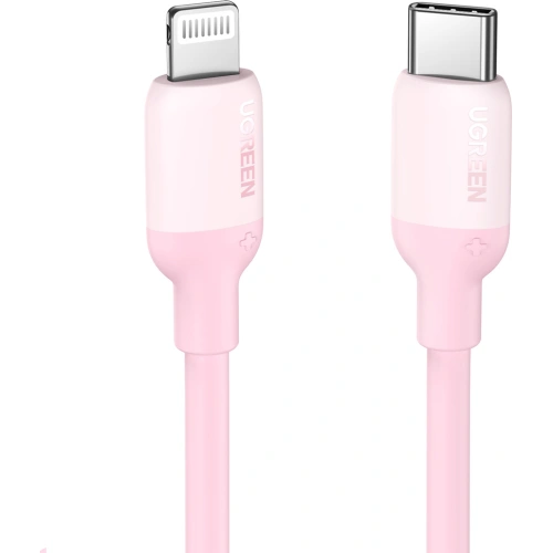 Buy UGREEN US387 fast charging cable USB Type C - Lightning (MFI certified) chip C94 Power Delivery 1m pink - UGR1248PNK - {ean13} - Home Screen Store Europe