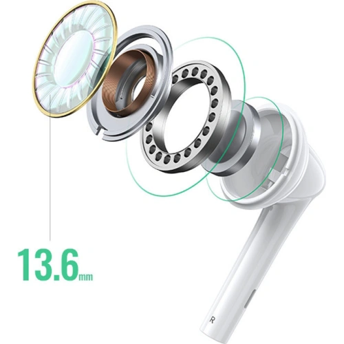 Kup UGREEN EP101 3,5 mm Mini-Klinke-Kopfhörer mit Fernbedienung und Mikrofon in Weiß - UGR1249WHT - {ean13} - Sklep Home Screen