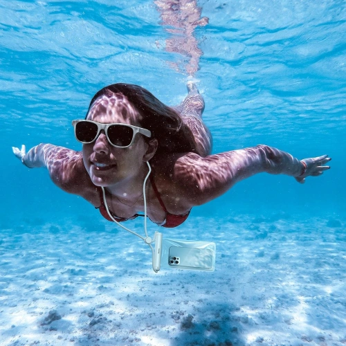 Buy Baseus waterproof case for phone Slide-cover white - BSU3339WHT - {ean13} - Home Screen Store Europe