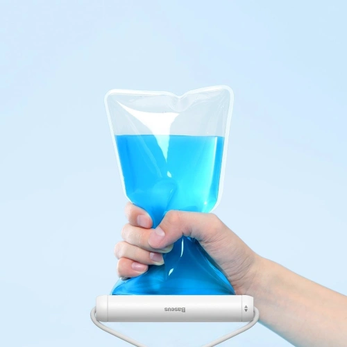 Kup Universelle wasserdichte Hülle Baseus Slide-cover weiß - BSU3339WHT - {ean13} - Sklep Home Screen