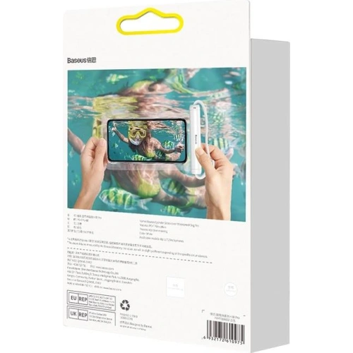 Kup Universelle wasserdichte Hülle Baseus Slide-cover weiß - BSU3339WHT - {ean13} - Sklep Home Screen