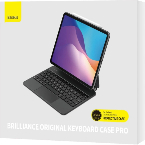Buy Baseus Brilliance case with keyboard Apple iPad Air 10.9 (4. i 5. gen)/iPad Pro 11 (1., 2. i 3. gen) gray - BSU3341GRY - {ean13} - Home Screen Store Europe