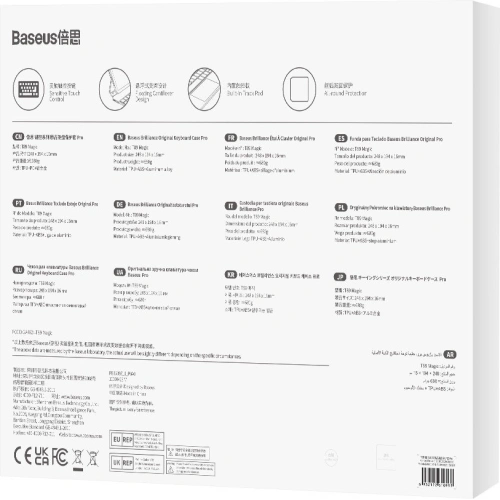 Kup Etui z klawiaturą Baseus Brilliance Apple iPad Air 10.9 (4. a 5. gen)/iPad Pro 11 (1., 2. a 3. gen) šedé - BSU3341GRY - {ean13} - Sklep Home Screen