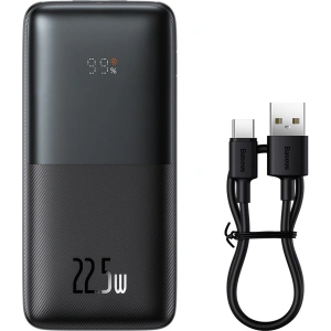 Powerbank Baseus Bipow Pro 10000mAh 22.5W + kabel USB 3A 0.3m czarny
