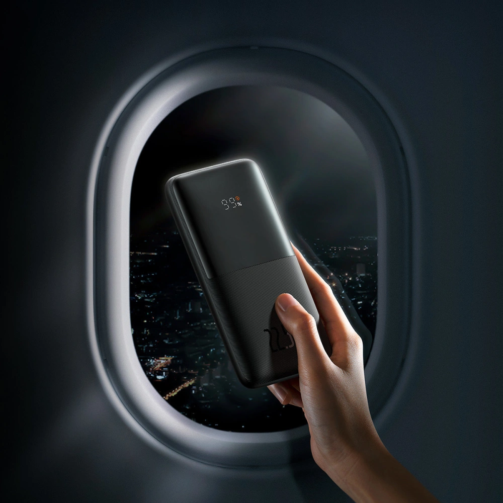 Powerbank Baseus Bipow Pro 10000mAh 22.5W + kabel USB 3A 0.3m czarny