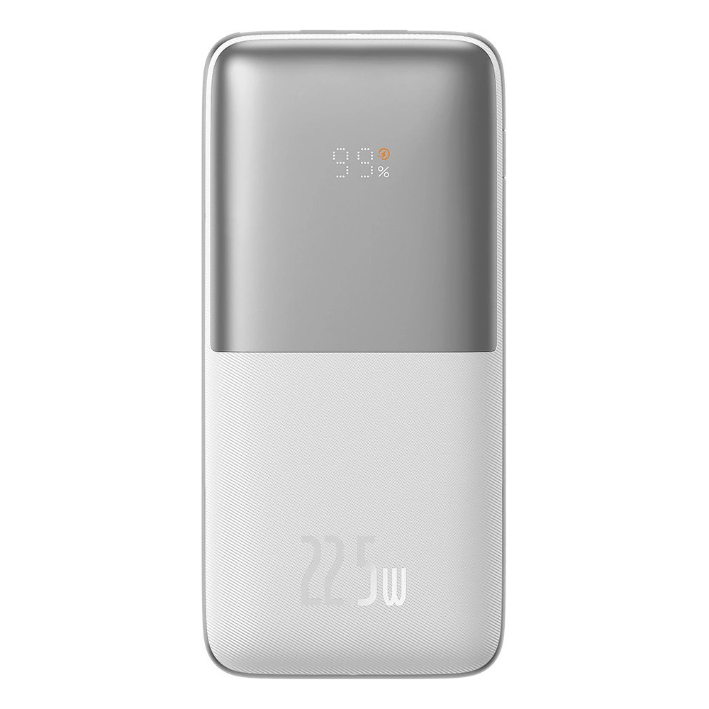 Powerbank Baseus Bipow Pro 10000mAh 22.5W + kabel USB 3A 0.3m biały