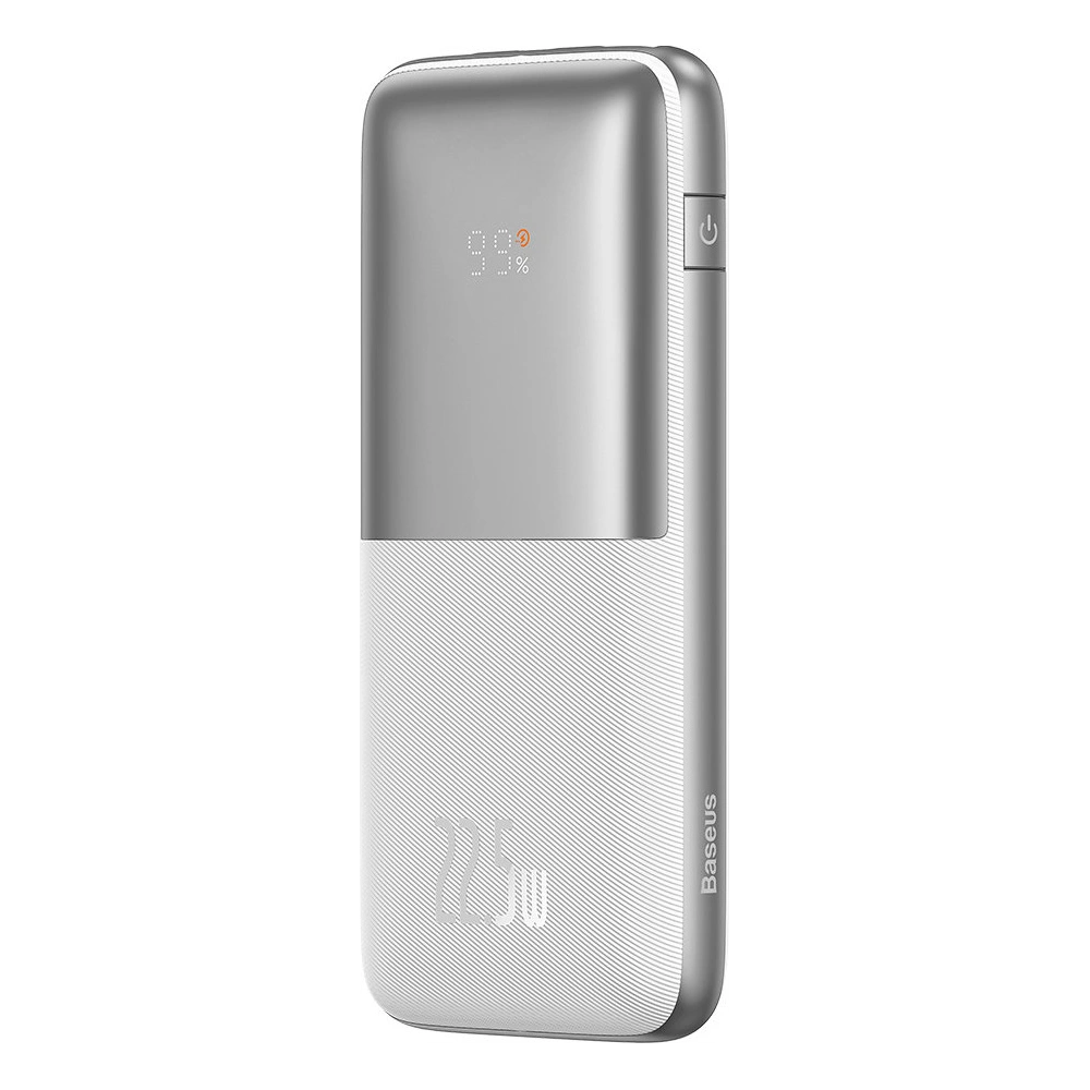 Powerbank Baseus Bipow Pro 10000mAh 22.5W + kabel USB 3A 0.3m biały