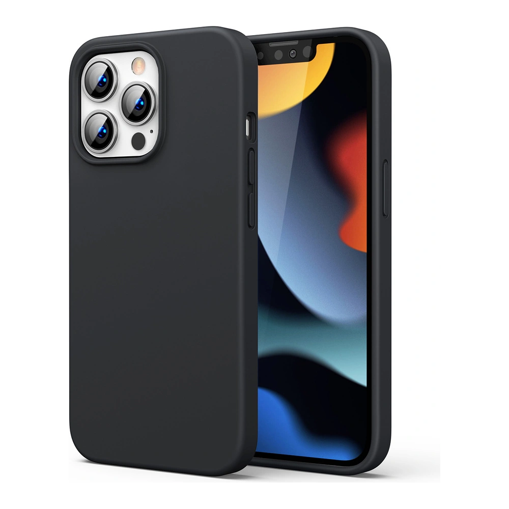 iphone 13 pro black silicone case