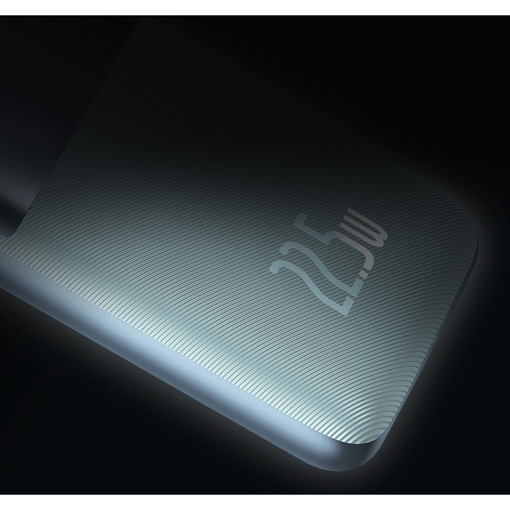 Powerbank Baseus Bipow Pro 10000mAh 22.5W + kabel USB 3A 0.3m niebieski