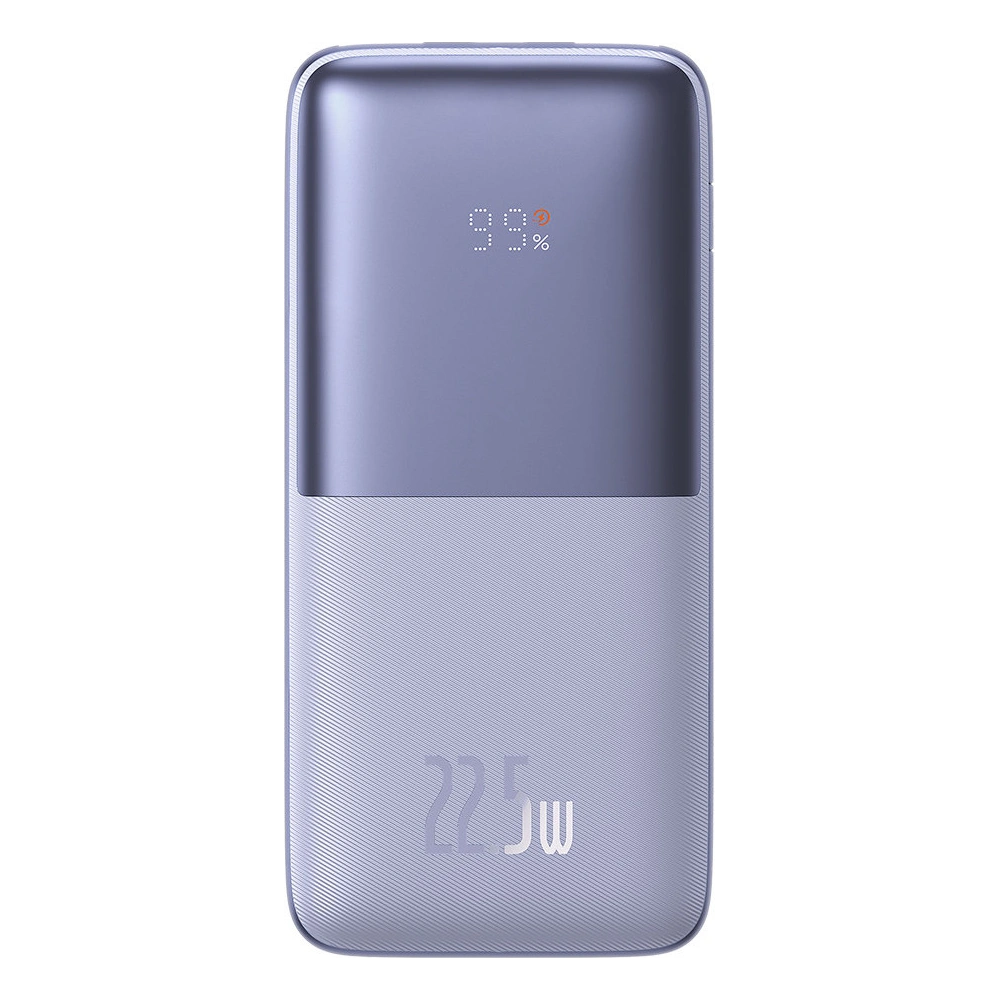 Powerbank Baseus Bipow Pro 10000mAh 22.5W + kabel USB 3A 0.3m fioletowy