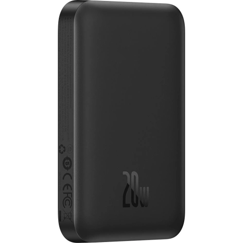 Kup Powerbank Baseus magnetyczny 6000mAh 20W + kabel USB Typ C 60W 50cm czarny - BSU3346BLK - {ean13} - Sklep Home Screen