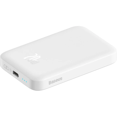 Kup Powerbank Baseus magnetisch 6000mAh 20W + USB Typ C Kabel 60W 50cm weiß - BSU3347WHT - {ean13} - Sklep Home Screen