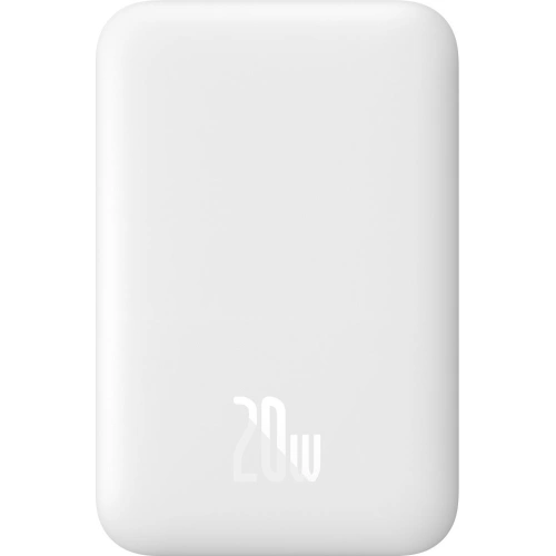 Kup Powerbank Baseus magnetisch 6000mAh 20W + USB Typ C Kabel 60W 50cm weiß - BSU3347WHT - {ean13} - Sklep Home Screen