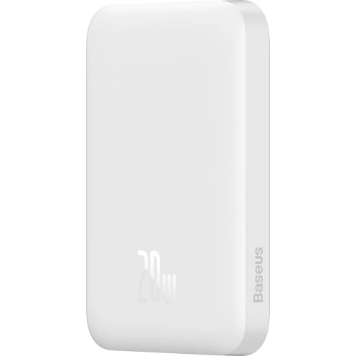 Kup Powerbank Baseus magnetický 6000mAh 20W + kabel USB Typ C 60W 50cm bílý - BSU3347WHT - {ean13} - Sklep Home Screen