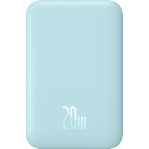 Kup Powerbank Baseus magnetic 6000mAh 20W + cablu USB Tip C 60W 50cm albastru - BSU3348BLU - {ean13} - Sklep Home Screen