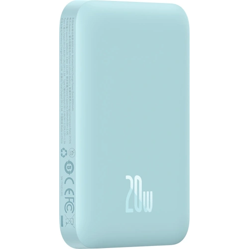 Kup Powerbank Baseus magnetic 6000mAh 20W + cablu USB Tip C 60W 50cm albastru - BSU3348BLU - {ean13} - Sklep Home Screen