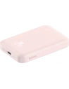 Powerbank Baseus mágneses 6000mAh 20W + USB Type C 60W 50cm kábel rózsaszín