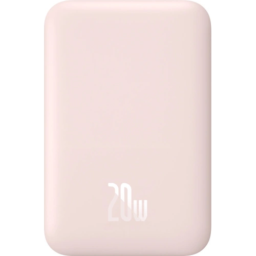 Kup Powerbank Baseus magnetický 6000mAh 20W + kabel USB Typ C 60W 50cm růžový - BSU3349PNK - {ean13} - Sklep Home Screen