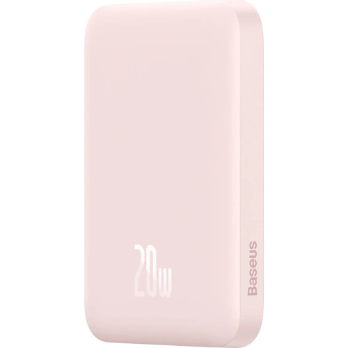Kup Powerbank Baseus magnetic 6000mAh 20W + cablu USB Tip C 60W 50cm rozie - BSU3349PNK - {ean13} - Sklep Home Screen