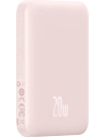 Kup Powerbank Baseus magnetický 6000mAh 20W + kabel USB Typ C 60W 50cm růžový - BSU3349PNK - {ean13} - Sklep Home Screen