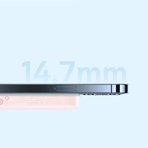 Kup Powerbank Baseus mágneses 6000mAh 20W + USB Type C 60W 50cm kábel rózsaszín - BSU3349PNK - {ean13} - Sklep Home Screen