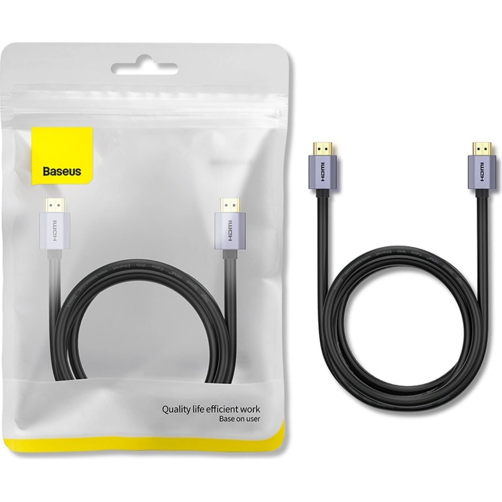 Kabel HDMI 2.0 Baseus High Definition Series 4K 60Hz 2m czarny