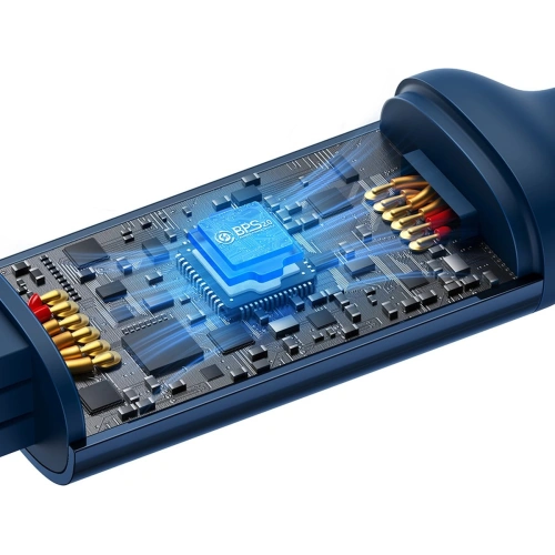Kup Összecsukható kábel 3w1 Baseus Bright Mirror 2 USB-A - micro USB + Lightning + USB-C 66W 1.1m lila - BSU3357PRP - {ean13} - Sklep Home Screen