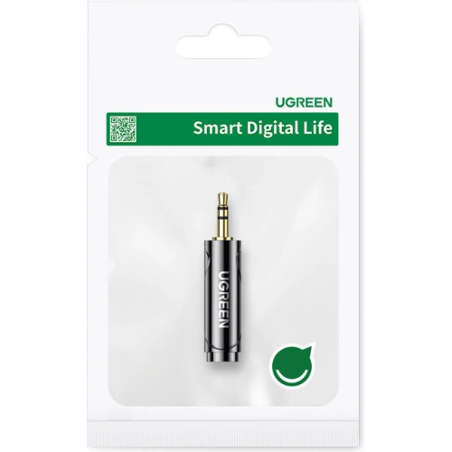 Kup Adapter audio UGREEN AV168 6,35mm jack (żeński) - 3,5mm mini jack (męski) czarny - UGR1270BLK - {ean13} - Sklep Home Screen