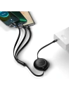 Kup Zavíratelný kabel 3w1 Baseus Bright Mirror 2 USB-C - micro USB + Lightning + USB-C 3.5A 1.1m černý - BSU3361BLK - {ean13} - Sklep Home Screen