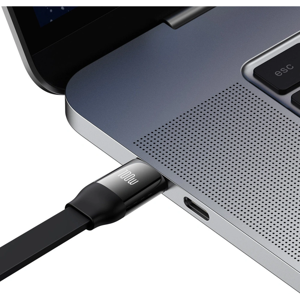 Zwijany kabel 3w1 Baseus Bright Mirror 2 USB-C - micro USB + Lightning + USB-C 3.5A 1.1m czarny