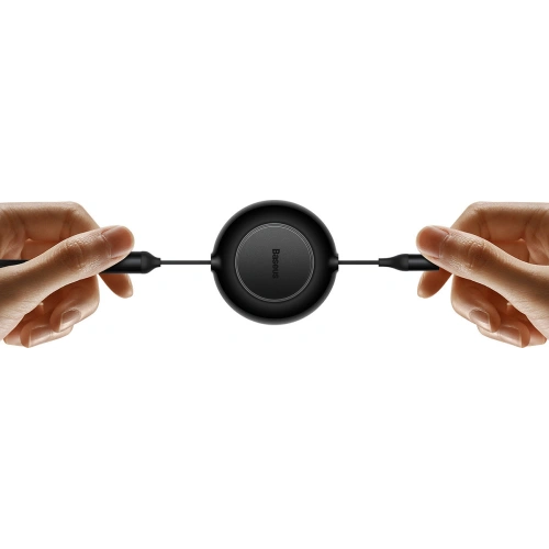 Buy Baseus Bright Mirror 2 retractable cable 3in1 USB Type C - micro USB + Lightning + USB Type C 3.5A 1.1m black - BSU3361BLK - {ean13} - Home Screen Store Europe