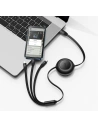 Kup Cablul retractabil 3 în 1 Baseus Bright Mirror 2 USB-C - micro USB + Lightning + USB-C 3.5A 1.1m negru - BSU3361BLK - {ean13} - Sklep Home Screen