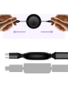 Buy Baseus Bright Mirror 2 retractable cable 3in1 USB Type C - micro USB + Lightning + USB Type C 3.5A 1.1m black - BSU3361BLK - {ean13} - Home Screen Store Europe