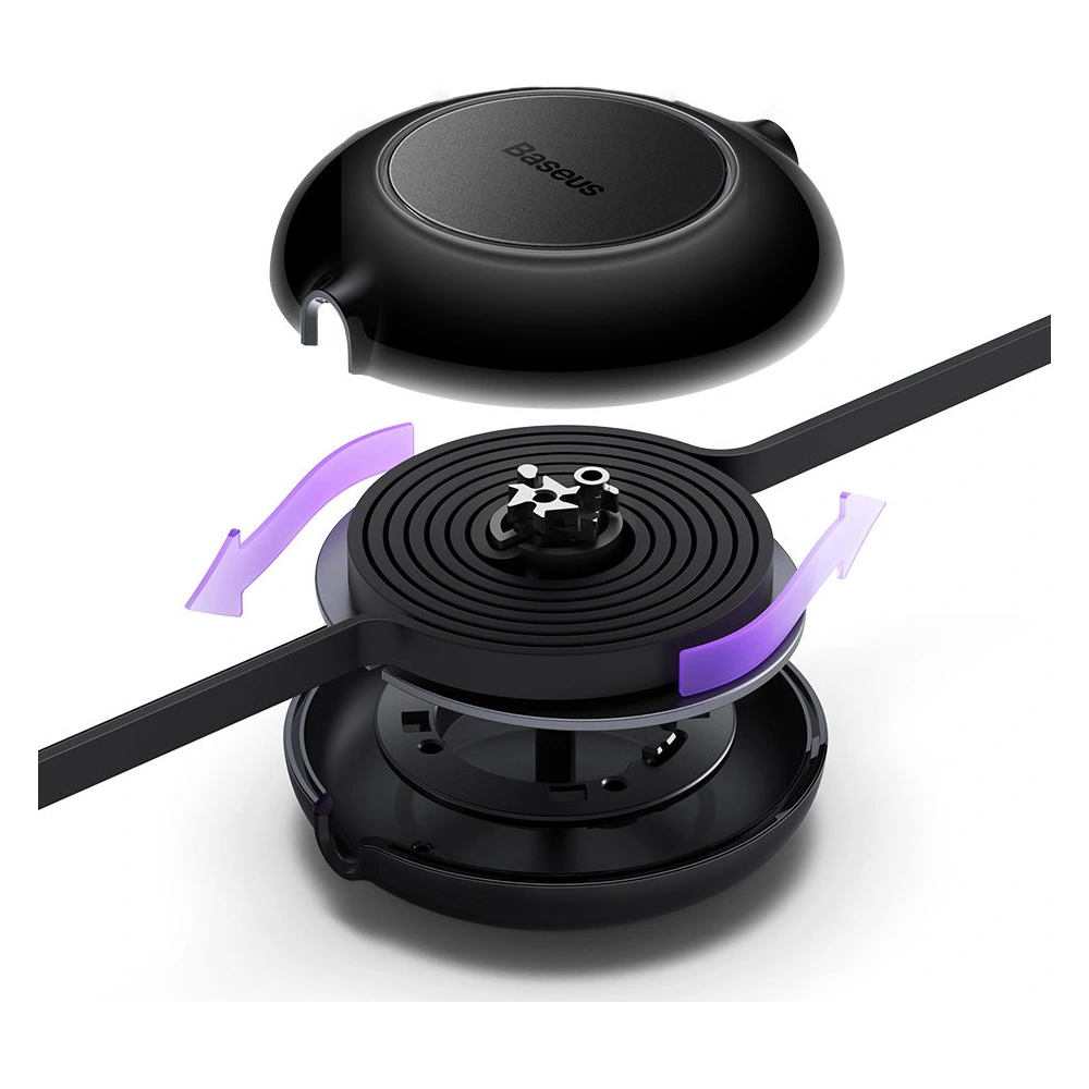 Zwijany kabel 3w1 Baseus Bright Mirror 2 USB-C - micro USB + Lightning + USB-C 3.5A 1.1m czarny