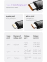 Buy Baseus Bright Mirror 2 retractable cable 3in1 USB Type C - micro USB + Lightning + USB Type C 3.5A 1.1m black - BSU3361BLK - {ean13} - Home Screen Store Europe