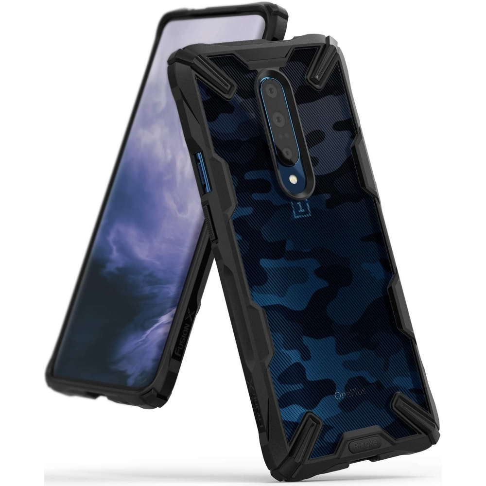 Kup Etui Ringke Fusion-X Design OnePlus 7 Pro Camo (Moro) Black w najlepszej cenie w Home Screen