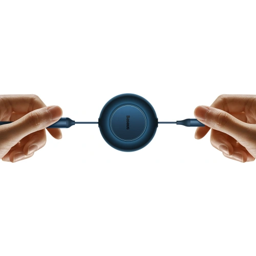Kup Skládací kabel 3w1 Baseus Bright Mirror 2 USB-C - micro USB + Lightning + USB-C 3.5A 1.1m modrý - BSU3362BLU - {ean13} - Sklep Home Screen