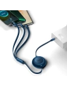 Kup Skládací kabel 3w1 Baseus Bright Mirror 2 USB-C - micro USB + Lightning + USB-C 3.5A 1.1m modrý - BSU3362BLU - {ean13} - Sklep Home Screen