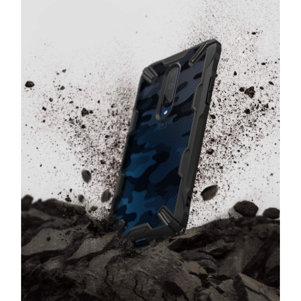 Kup Etui Ringke Fusion-X Design OnePlus 7 Pro Camo (Moro) Black w najlepszej cenie w Home Screen