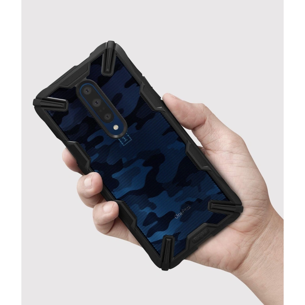 Kup Etui Ringke Fusion-X Design OnePlus 7 Pro Camo (Moro) Black w najlepszej cenie w Home Screen