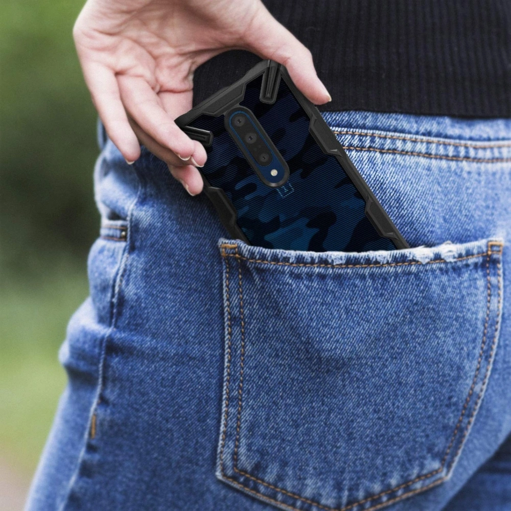 Kup Etui Ringke Fusion-X Design OnePlus 7 Pro Camo (Moro) Black w najlepszej cenie w Home Screen