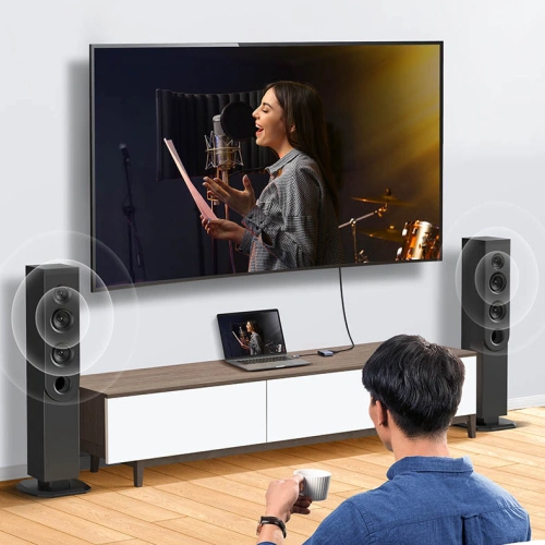 Kup UGREEN CM449 USB - HDMI 1.3 FullHD@60Hz + VGA 1.2 FullHD@60Hz szürke adapter - UGR1274GRY - {ean13} - Sklep Home Screen