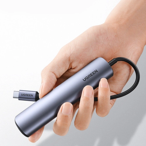 Kup Adaptér UGREEN CM417 USB-C - HDMI / 4xUSB šedý - UGR1275GRY - {ean13} - Sklep Home Screen