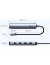 Kup Adaptér UGREEN CM417 USB-C - HDMI / 4xUSB šedý - UGR1275GRY - {ean13} - Sklep Home Screen