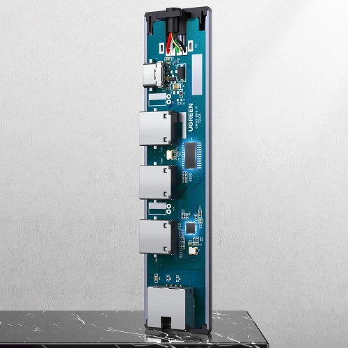 Kup Hub UGREEN CM475 USB-C - 3xUSB / Ethernet RJ-45 / USB-C PD šedý - UGR1276GRY - {ean13} - Sklep Home Screen